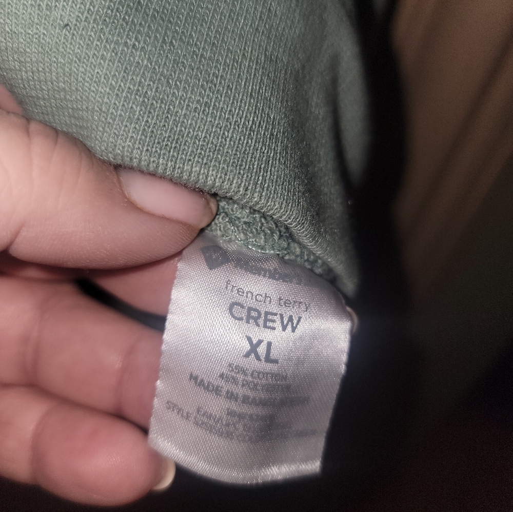 NWT Mens Sz XL Member's Mark Sam's Club FrenchTerry Sage Green Sweatshirt - Picture 7 of 9